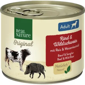 REAL NATURE Adult Rind und Wildschwein 200 g Heißes Angebot